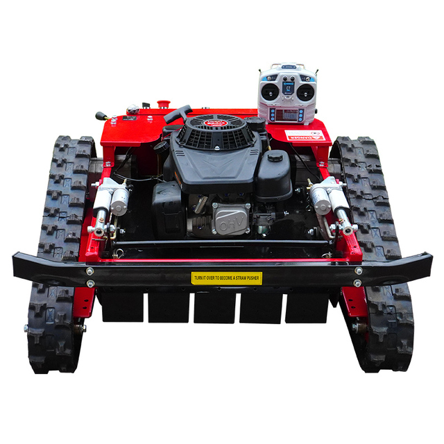 High Efficiency Remote Control Mower 224CC 7.5/9HP Self-propelled Multi-function Cordless Mower Robot Smart Weeder Tractor