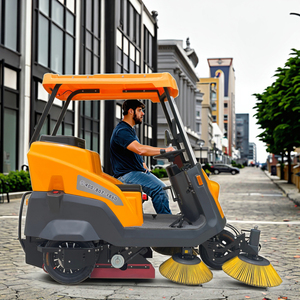 C170 48V Ride-On Road <b>Floor</b> Vacuum Street & Garden Cleaner Machine - Product Image 6