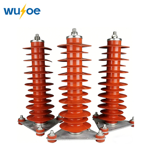 Supresor de Sobretensiones MOA de Silicona de Alta Tensión para Exteriores, Estándar IEC 35kV, con Cable de Conexión Integrado - Product Image 2