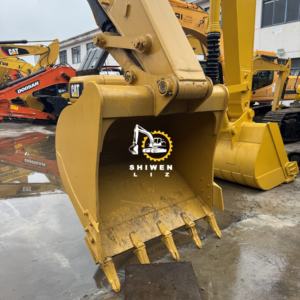 Excavatrice d'occasion à bas prix Cat329D2L du Japon, machine de terrassement de 29 tonnes, excavatrice d'occasion Cat 329D2L à vendre, couleur jaune - Product Image 4