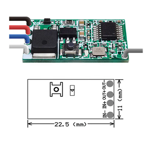 433 мГц DC 12 В 24 В Универсальный беспроводной пульт дистанционного управления мини-размер РЧ-реле приемник 433,92 мГц DIY <span class=keywords><strong>kit</strong></span> для светодиод - Product Image 3