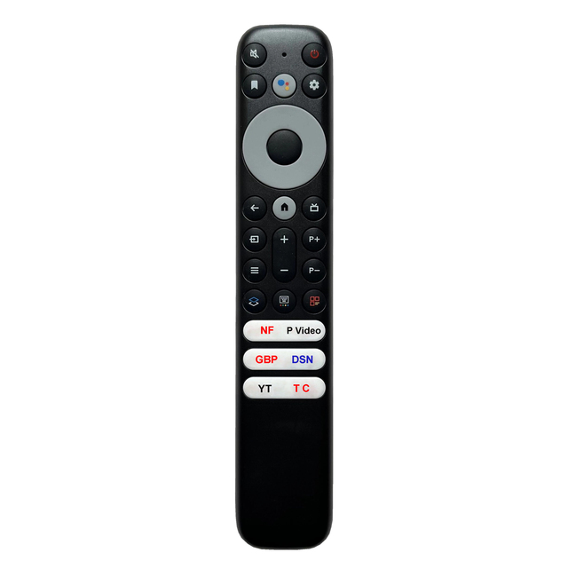 ES-RM098-1-V Factory Price Remote Control for New Google Chromecast 4k TV Google Voice Set-Top Box Smart TV G9N9N Voice BT IR
