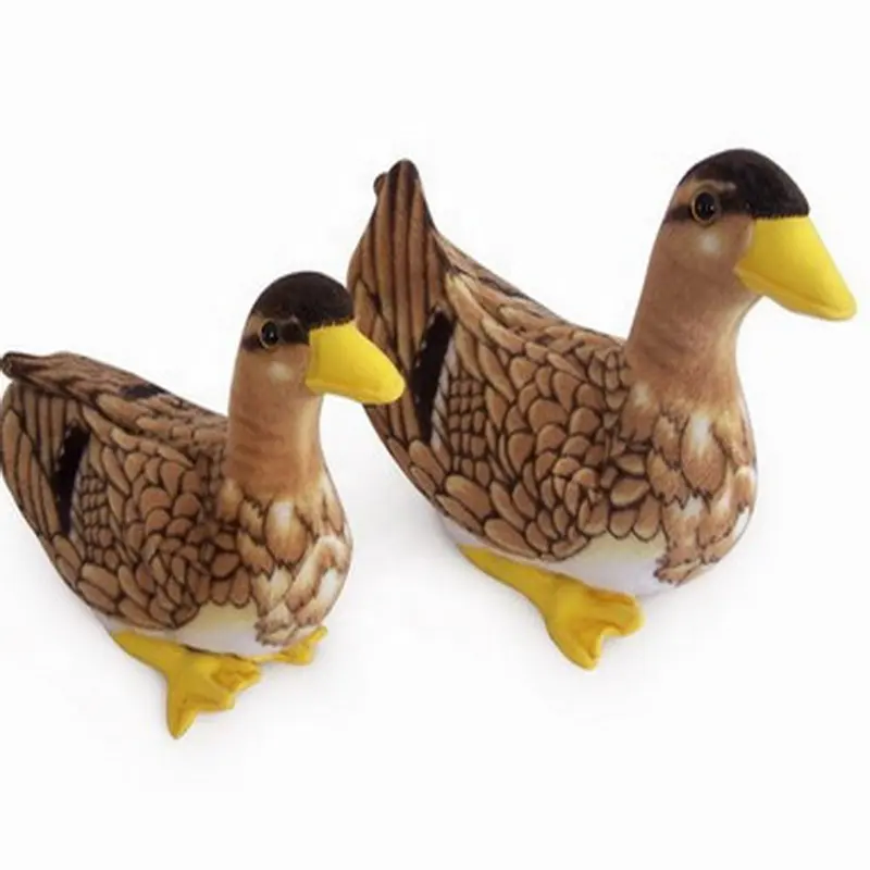 hot selling realistic plush wild duck stuffed toy simulated stuffed wild duck plush toy