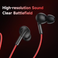 Casque de jeu filaire avec microphone en silicone HD et commutateur de mode à un bouton pour le streaming en direct et le karaoké