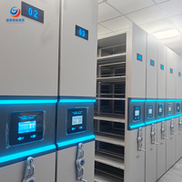 Estanterías Móviles Industriales Compactables, Sistema de Almacenamiento Ajustable de Alta Resistencia para Almacén