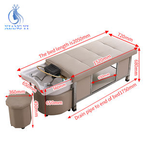 Multifunción reclinable cabeza Spa Masaje Tailandés con lámpara cabeza Spa champú cama - Product Image 6