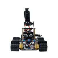 Robot Tanque Inteligente ACEBOTT con Lanzador y Cámara, Kit de Educación STEM, Programación para Arduino
