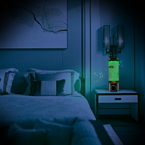 J & r 11 ''בועה דג רמקול אלחוטי מנורת עיצוב מודרני oem/אום מכונת קול ומובילה אור לילה לסלון - Product Image 6