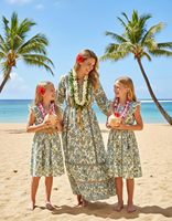 Robe trapèze vintage bohème à imprimé floral pour filles, avec manches à volants, tissu doux et respirant et ceinture tressée
