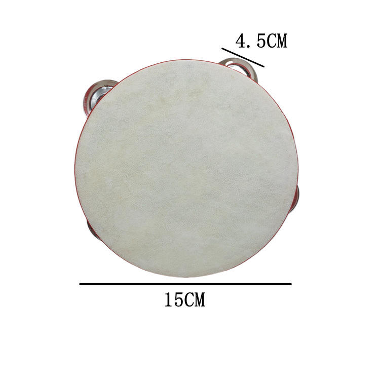 Tambour en peau de mouton de 15 cm