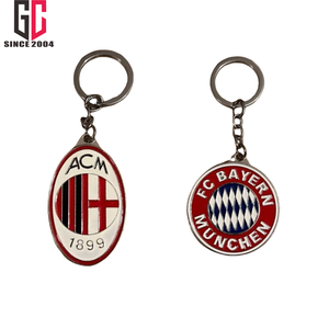 14 tahun pabrik kustom Logo klub sepak bola logam enamel gantungan kunci FC tim sepak bola Logo gantungan kunci <span class=keywords><strong>2</strong></span> - Product Image 2
