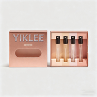 Caja de muestra de perfume personalizada de 3 piezas Embalaje superior-inferior de lujo para viales de viaje de 2ml/3ml/5ml Juego de regalo de marca