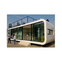 10 Cabinas Prefabricadas con Inodoro, Eléctricas, Precio para Casa Lista para Habitar, Habitación Prefabricada de 40 pies 8x5