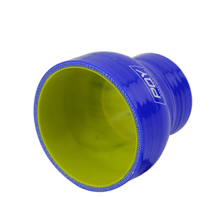 ท่อซิลิโคน Poyracing ขนาด 51 มม.-76 มม. สีน้ำเงิน-เหลือง สำหรับเชื่อมต่ออินเตอร์คูลเลอร์ประสิทธิภาพสูง - Product Image 3