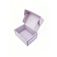 Boîte d'expédition en carton ondulé biodégradable avec logo personnalisé, boîte cadeau en carton durable, pliable, universelle, pour les articles du quotidien