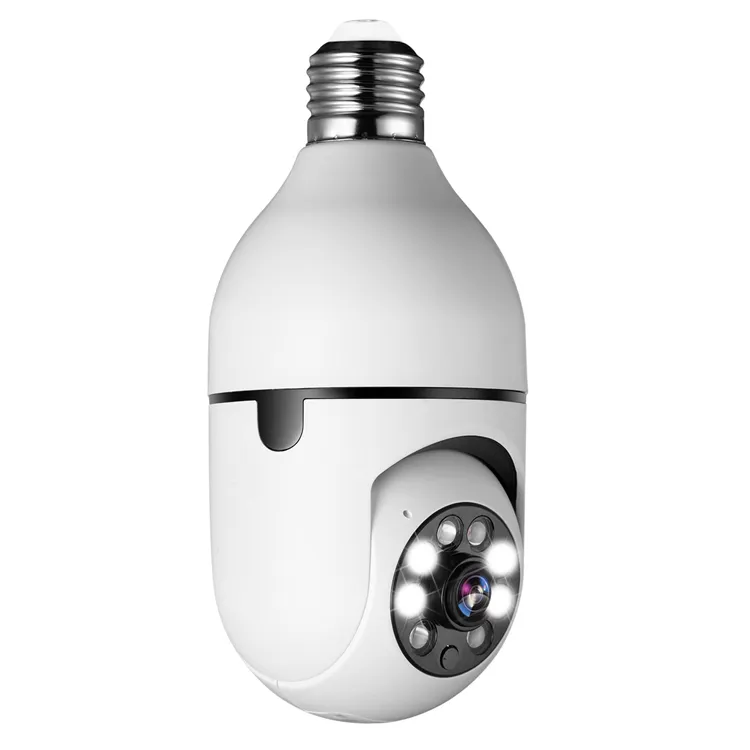 Bewegungs erkennung 1080P HD Cloud-Speicher Smart Wireless Wifi-Lampen kamera Home Security PTZ Wifi-Glühbirnen kamera mit E27-Halter