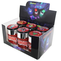 Nouveau cendrier de voiture LED impression couleur lueur dans l'obscurité seau porte-gobelet en plastique cendrier Cigarette cigare cendrier pour magasin de fumée