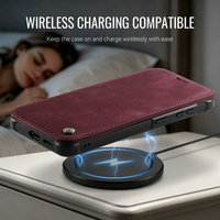 Étui portefeuille rétro CaseMe pour Samsung Galaxy S26fe S27 avec 3 emplacements pour cartes de crédit