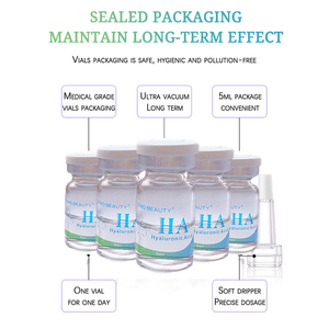 Chăm sóc da collagen Đức Ampoule chai và hộp dưỡng ẩm Vitamin E hyaluronic axit Mặt huyết thanh với giá thấp - Product Image 3