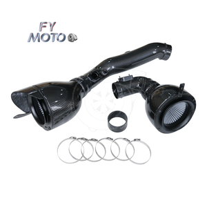 ท่อไอดีคาร์บอนไฟเบอร์สำหรับ M3 F87 M2 F80 M4 F82 S55สไตล์ Er สีดำเงา - Product Image 1