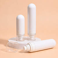 Flacon pulvérisateur à brume fine en PET à paroi épaisse inversée de 80/100/120 ml, flacon capsule blanc, utilisé pour le maquillage et l'hydratation