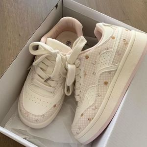 Korean Style Girls' Slip-On Shoes <b>Sweet</b> Little Design New Fashion Trend Lightweight & Versatile Patchwork <b>Flower</b> Decoration - Product Image 2