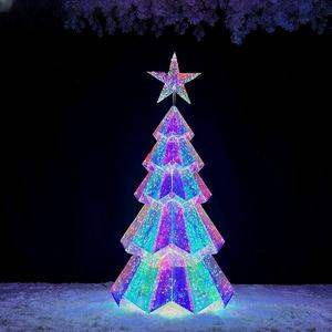 ต้นคริสต์มาส LED เรืองแสงสีรุ้งสำหรับตกแต่งงานแต่งงานสินค้ามาใหม่2024 - Product Image 3