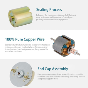 Motorreductor eléctrico de CC 12V con imán permanente, 1000 RPM, alto par, salida excéntrica, para electrodomésticos - Product Image 5
