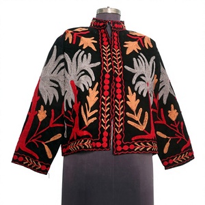 High Quality New <b>Pattern</b> Embroidered <b>Quilted</b> Cotrise <b>Jacket</b> Boho Hippie Indian Unisex Women Party Wear Cotton Lining - Product Image 1