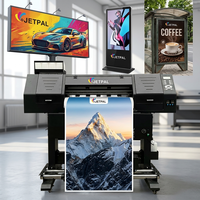 Imprimante à solvant écologique JetPal à bas prix, petite, 70 cm, pour impression sur vinyle, avec tête d'impression DX5 DX7 XP600