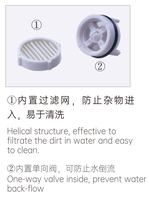 Marché américain Mini pilote à profil bas anti-siphon Valve-T1206 à économie d'eau Valves de chasse d'eau pour toilettes