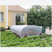 Serre agricole pour légumes, serre mono-chapelle en film plastique PE, tunnel polyvalent à vendre