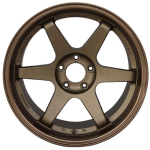 Rines Flrocky <span class=keywords><strong>Echo</strong></span> 15 16 17 18, 4X100 5X100 5X114.3, Rines para Auto Te37 Deep Dish - Product Image 1