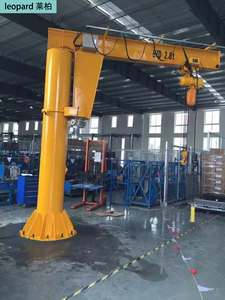 कार्यशाला के लिए पोर्टेबल जीब क्रेन गियर असर मोटर कोर घटकों के साथ हल्के उठाने वाले उपकरण का उपयोग करते हैं - Product Image 4