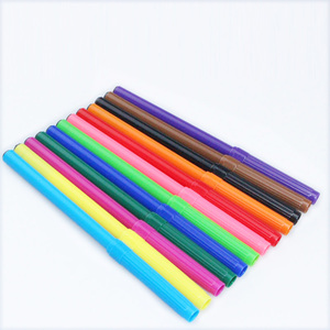 12pcs haute qualité non toxique fabrication fournitures ensemble emballage nouveau design <span class=keywords><strong>12</strong></span> couleur marqueur <span class=keywords><strong>feutre</strong></span> stylo en pvc - Product Image 2