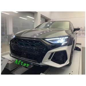 Kits de Carrocería de PP para Audi <span class=keywords><strong>A3</strong></span> 2020-2021 Hatchback y Sedán, Parachoques y Difusor Trasero - Product Image 6