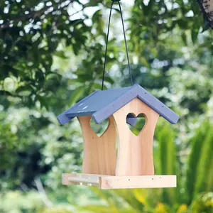 Großhandel Zeder Holz pavillon, Vogel häuschen Holz Vogelkäfig Fenster Vogel häuschen mit Sauger Vogelkäfige zu verkaufen/