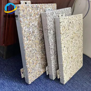 Building Decoration Aluminum Veneer Wood Grain Imitation Flexible Foamed Stone Grain Aluminum Veneer