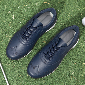 Zapatos de golf para hombre, transpirables, con cordones, con tacos, suela de goma, logotipo personalizado, calzado de golf - Product Image 6