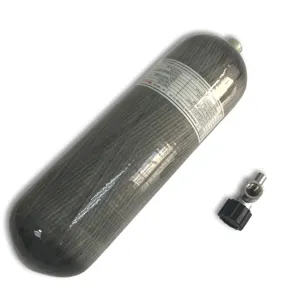 6.8L CE 30Mpa Capacity Carbon Fiber Cylinder Used For Fire Fighting With Valve