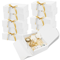 Boîte cadeau en papier de luxe personnalisée avec fermeture magnétique, boîte d'emballage rigide en carton pliable avec ruban pour vêtements, mariage, cosmétiques