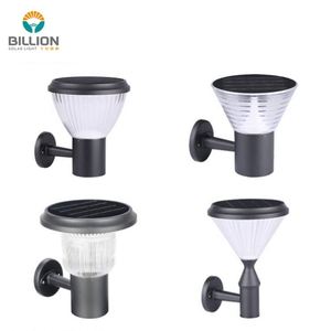 Lanterna <span class=keywords><strong>da</strong></span> Parete <span class=keywords><strong>Solare</strong></span> LED Monocristallina Impermeabile IP65 con Alloggiamento in Alluminio Nero per Esterni, Luce Notturna Wireless 12H per <span class=keywords><strong>Giardino</strong></span> - Product Image 1