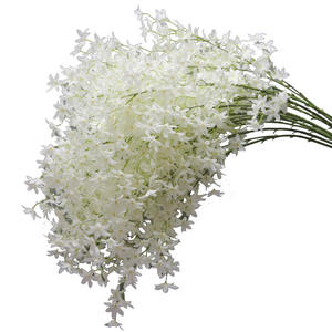 Haute qualité tige unique clou de girofle fleur longue tige mariage suspendu décoration <span class=keywords><strong>feuille</strong></span> pétales bonne qualité ne tombe pas pour l'obtention du diplôme - Product Image 4