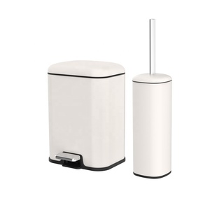 <span class=keywords><strong>Cubo</strong></span> de <span class=keywords><strong>Basura</strong></span> Rectangular de Acero Inoxidable de <span class=keywords><strong>5</strong></span> <span class=keywords><strong>Litros</strong></span> para Baño, con Tapa de Cierre Suave y Accionamiento con Pedal - Product Image 4