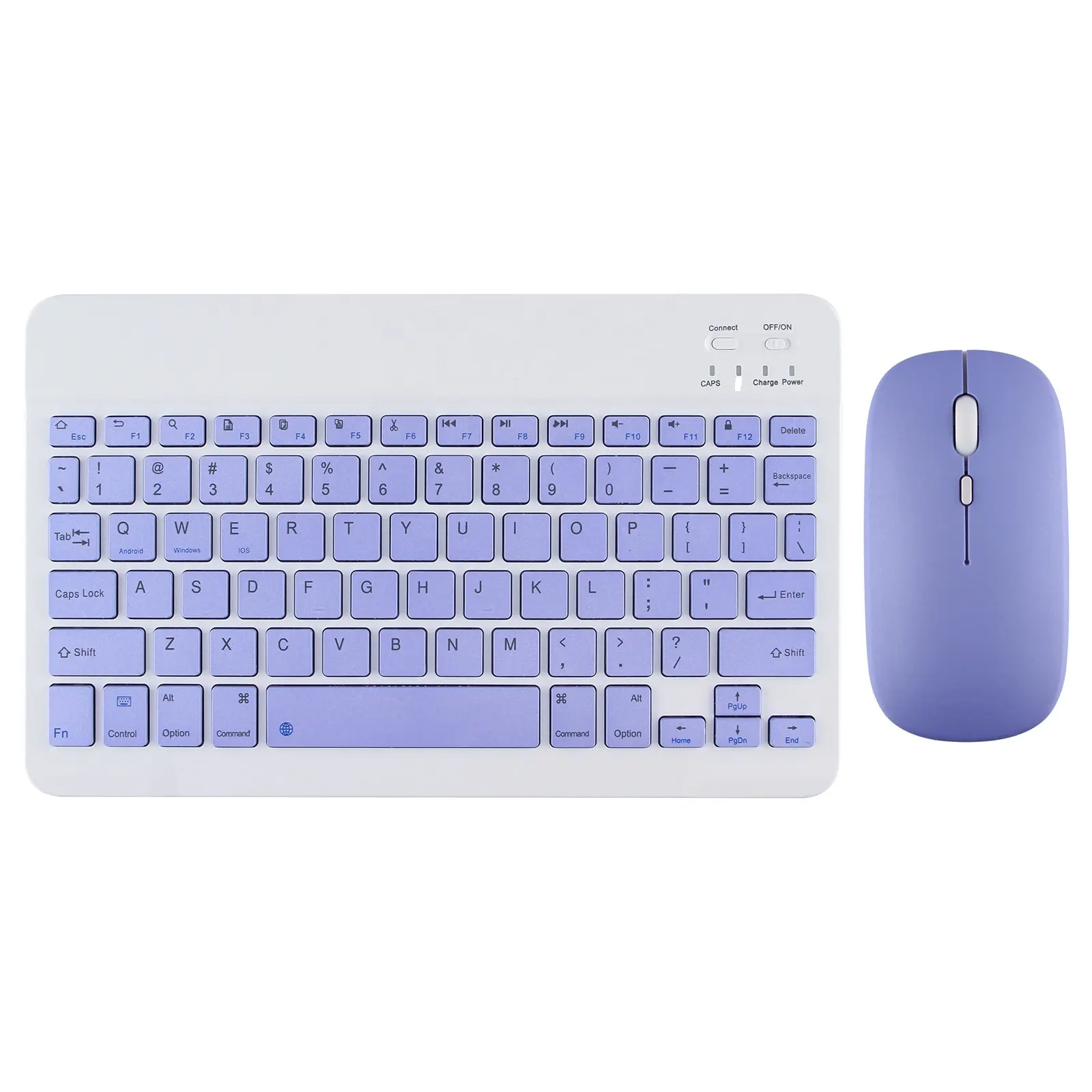 2024 clavier rvb sans fil mince et souris ensemble de combinaisons de dents bleues pour contrôleur mobile pubg