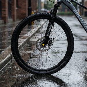 Новая модель горного велосипеда 26 дюймов, 21 скорость, рама из высокоуглеродистой стали, алюминиевые колеса, для городских поездок и бездорожья - Product Image 4