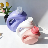 Bouteille en plastique vide de 2L, 3L, 5L pour liquide de nettoyage, détergent à lessive