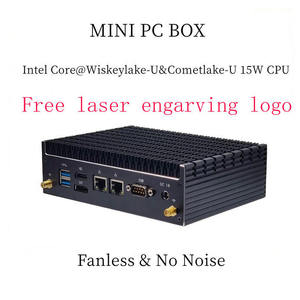 Mini PC 8th10th gen không quạt Core I7 8565u I7-10710U Quad core 6 USB minipc cho Win10 phần cứng Mini PC Gamer Máy tính để bàn máy tính - Product Image 3