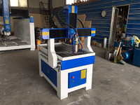 Powertech Mini 6040 6090 Sculpture Sur Bois CNC Routeur Machine Usine Agent Prix CE Approuvé NC Studio Essential Moteur Pompe À Engrenages PLC