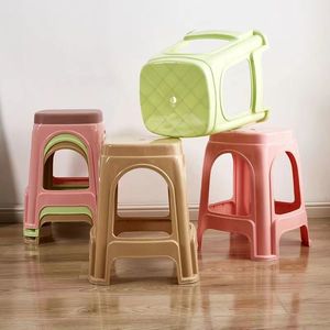 Charey Home Plastic <b>Stool</b> Extra Thick Durable Household <b>Stool</b> For Living Room And Dining Area - Product Image 4